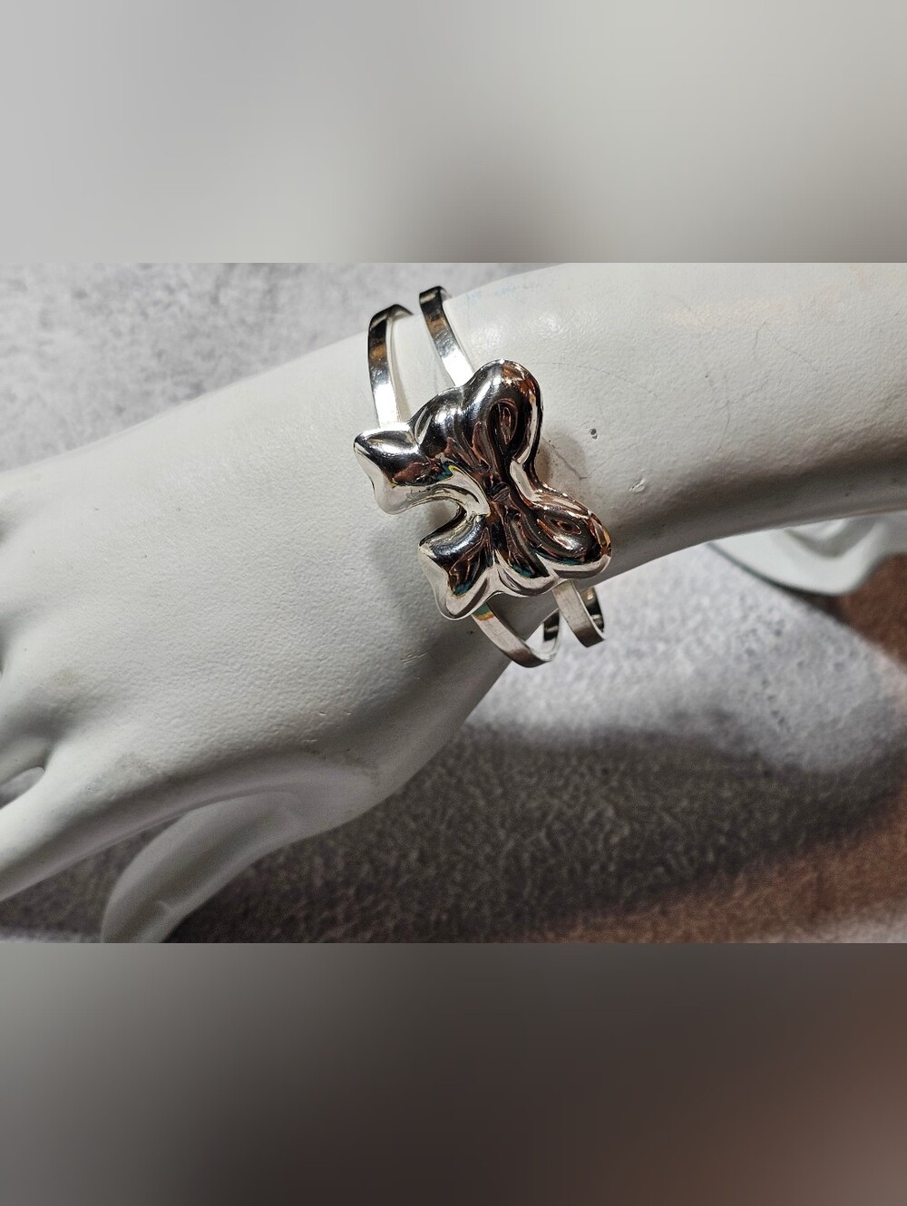 Taxco Sterling Bow Cuff